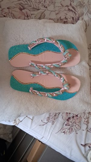 Avaliadas top azul chiquesa